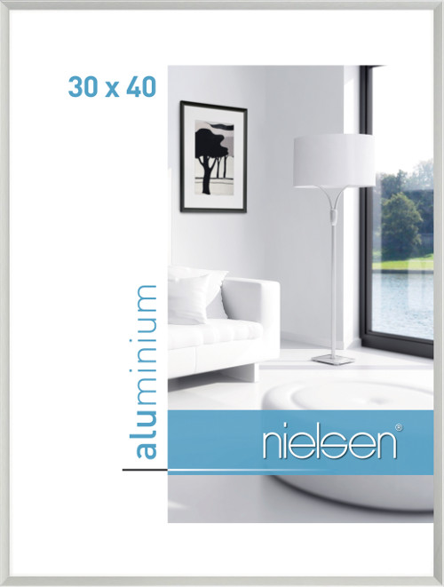 Cadre aluminium blanc 50x65 pas cher. Cadre photo aluminium blanc